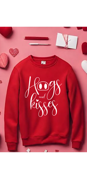 Hogs and Kisses sweatshirt